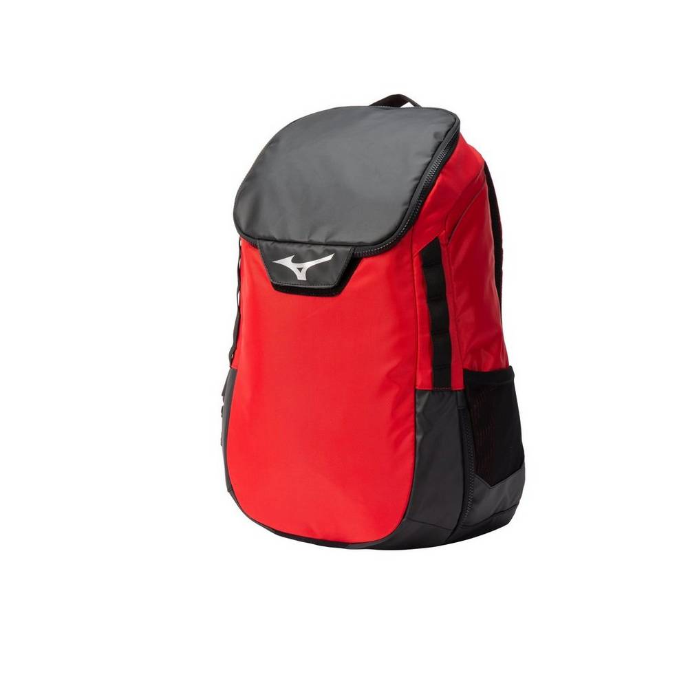 Panske Batoh Mizuno Crossover X Červené/Čierne Vypredaj XTRW03716